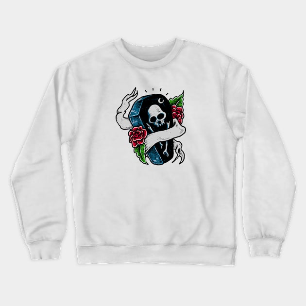 Coffin Mournin Crewneck Sweatshirt by sebrodbrick